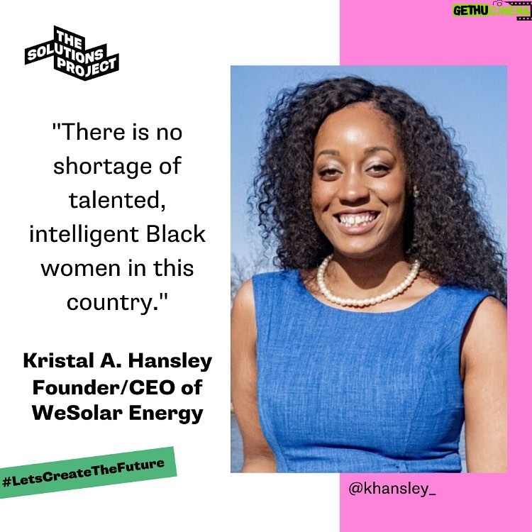 Regina Hall Instagram - My #WCW today is out here kicking down doors for the next generation of Black women entrepreneurs. Kristal Hansley (@khansley_), has just become the first Black woman in the country to own a community solar company. And, she launched on #Juneteenth. Talk about a #flex! WeSolar Energy LLC (@wesolar_energy) is committed to bringing community solar to those who would not normally access it, which includes Black communities, #CommunitiesOfColor and working class people. Prior to launching WeSolar, Kristal worked for @NeighborhoodSun. This experience gave her the opportunity to learn about the infrastructure of community #SolarFarms and the many benefits they offer to people unable to access the traditional solar market. Since her childhood growing up in #Brooklyn, she has been passionate about serving the community and standing up for the rights of others, and she was able to leverage her knowledge in this emerging industry and launch WeSolar. “From the moment the idea for WeSolar came to me, I was determined to make this a different kind of energy company... We call ourselves the Green, Clean, Feel Good Energy Company because we truly care about the environment and were built from the ground up to serve the interests of consumers.” Follow @khansley_ and @wesolar_energy to learn more about this groundbreaking organization and how to get involved.