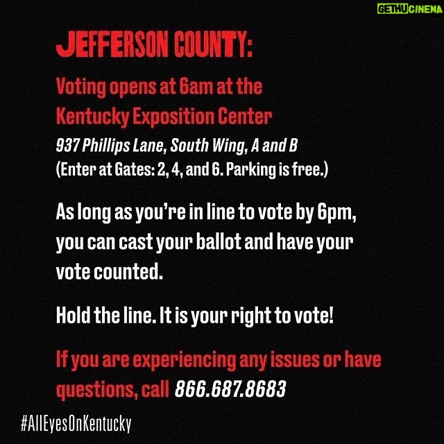 Regina Hall Instagram - Voting information for Kentucky primaries TODAY!!! #alleyesonkentucky