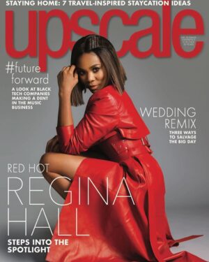 Regina Hall Instagram - Thank you @upscalemagazine for inviting me to chat about @shoblackmonday and my new normal...and I didn’t even have to get out of my sweats for this one 😜😜
June issue is out now, link in my bio for full article! 
article: @jacinta.howard 
pics: @mrdblanks 
makeup: @lewinadavid 
hair: @hairshornell 
styling: @ivyshowroom