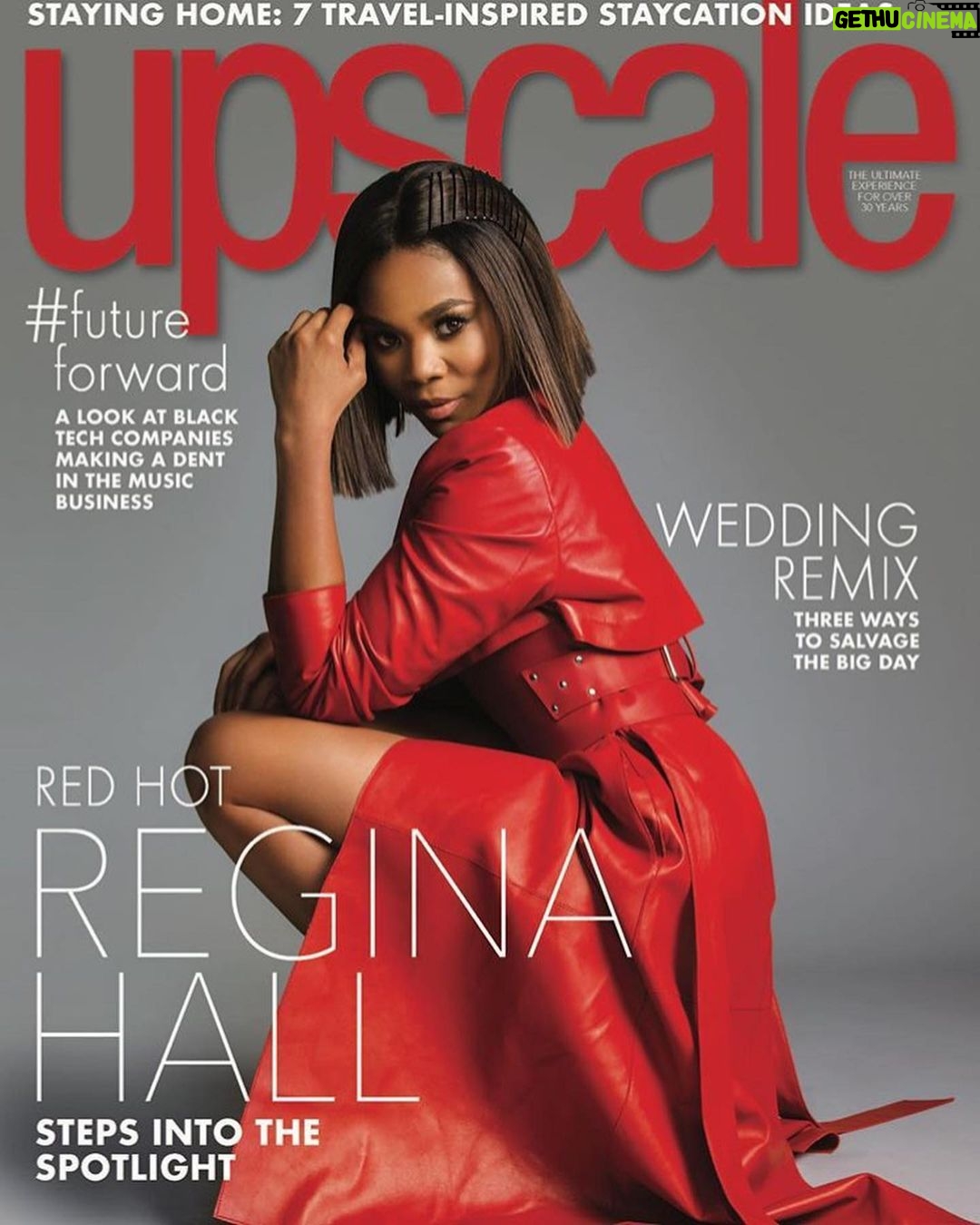 Regina Hall - 50.2K Likes - Thank you @upscalemagazine for inviting me to chat about @shoblackmonday and my new normal...and I didn’t even have to get out of my sweats for this one 😜😜
June issue is out now, link in my bio for full article!
article: @jacinta.howard
pics: @mrdblanks
makeup: @lewinadavid
hair: @hairshornell
styling: @ivyshowroom