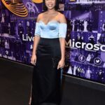 Regina Hall Instagram - Emmys 2022 Thank you @verawanggang for the custom #verawanghaute 💙🖤 S: @edmondalison M: @lewinadavid H: @shornelll