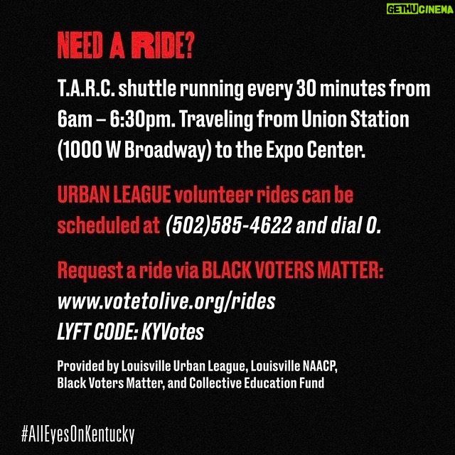 Regina Hall Instagram - Voting information for Kentucky primaries TODAY!!! #alleyesonkentucky