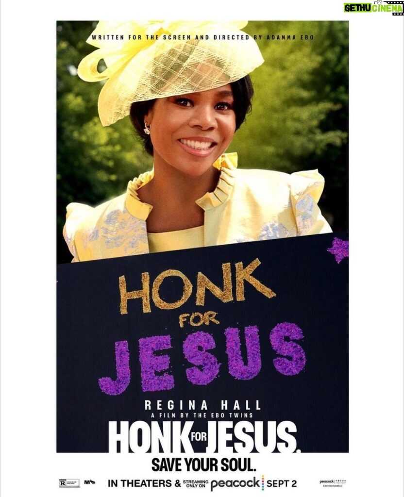 Regina Hall Instagram - @honkforjesusmovie out today!! In theaters and streaming on @peacocktv