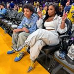 Reginae Carter Instagram - Court side Kickin’ It 🏀‼️