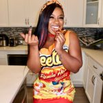 Reginae Carter Instagram - Rip me out the plastic , I been Flamin’ Hot Too 🥵🔥