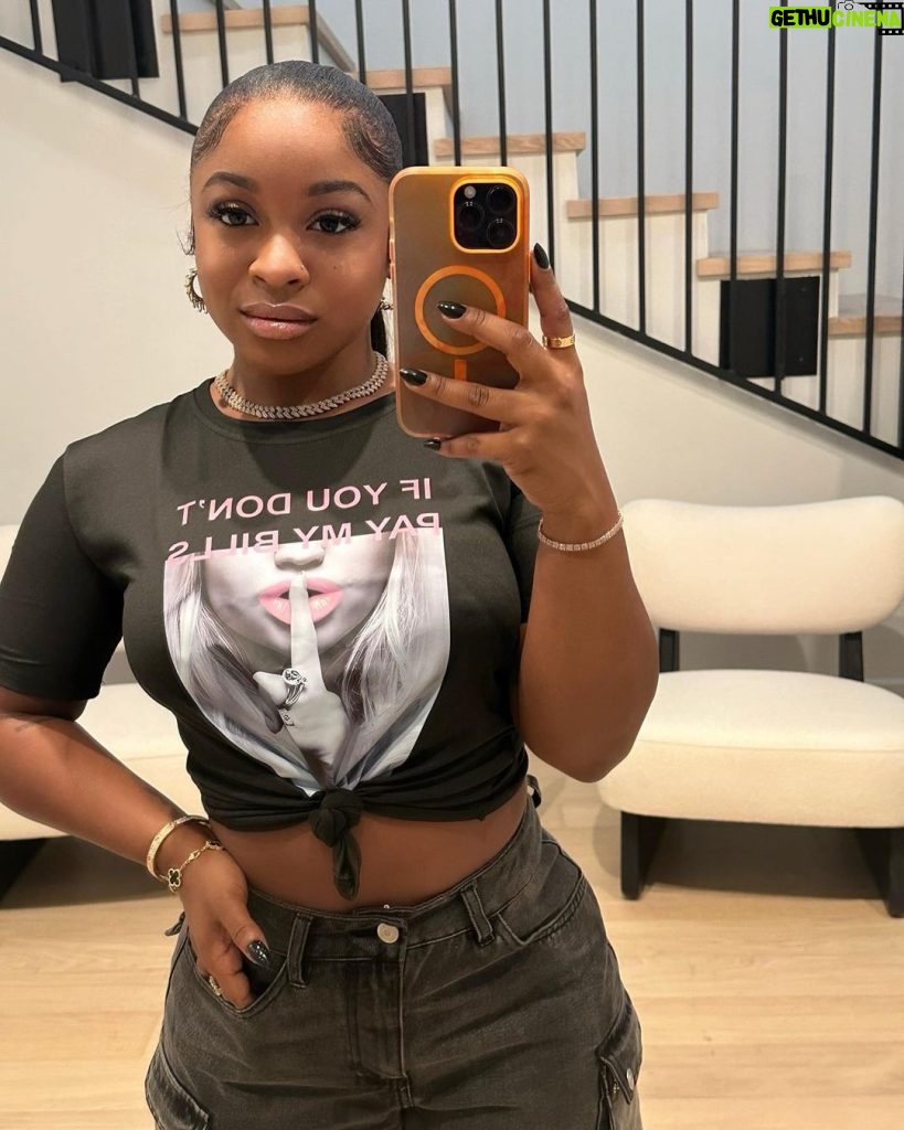 Reginae Carter Instagram - 🤫 Obsessed With These @Fashionnova Pants 😍