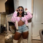Reginae Carter Instagram - Brown skin , she bad as f**k , I told that bihh to strike a pose💕