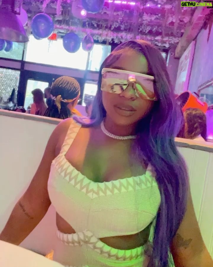 Reginae Carter Instagram - Just here for a good time , not a long one 💜 Miami, Florida