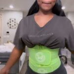 Reginae Carter Instagram - Y’all know I love an at home workout! 💚 My @whatwaistofficial Vapor Band makes it easy to snatch my waist and helps me sweat fast even without machines. Use my code Reginae10off to save and get ready for summer!