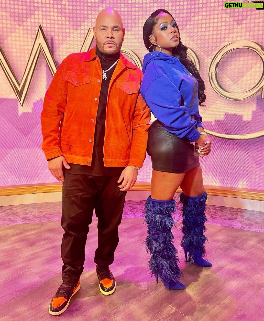 Remy Ma Instagram - The dynamic duo ! Bringing that π₯ to daytime TV @wendyshow Sidebar: Itβs a talk show host!π Double Sidebar: Anything we do together is crazyyyyyy! Love my brother @FatJoe #Reminisce #RemyMa