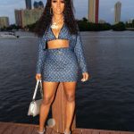 Remy Ma Instagram - Rem💙 Sidebar: The wind and rain ain’t want me to be great Double Sidebar:Heel of my shoe got caught in between the slats of wood & I thought I was gonna fall in…long story short…picture taking time was the f*ck ova! #RemyMa