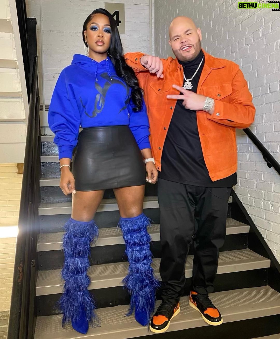 Remy Ma Instagram - The dynamic duo ! Bringing that π₯ to daytime TV @wendyshow Sidebar: Itβs a talk show host!π Double Sidebar: Anything we do together is crazyyyyyy! Love my brother @FatJoe #Reminisce #RemyMa