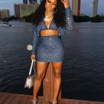 Remy Ma Instagram - Rem💙 Sidebar: The wind and rain ain’t want me to be great Double Sidebar:Heel of my shoe got caught in between the slats of wood & I thought I was gonna fall in…long story short…picture taking time was the f*ck ova! #RemyMa