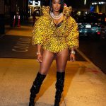 Remy Ma Instagram - Hair @darealterrencedavidson Makeup @koreankandy Jewelry @pristine_jewelers (I gotta show y’all some close ups of my new chandelier 😎) Jacket, Brassiere, & Hot pants #dolcegabbana Boots #tomford 📸 @starthestar Sidebar: My Amiga @iamjuju_ REFUSED to take pics on her phone for me like normal friends do; bish hired a whole photographer 🤦🏽‍♀️(gotta luv her😍) Double Sidebar: I reallyyyyy hate taking pictures #RemyMa