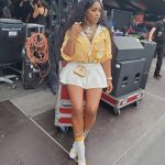 Remy Ma Instagram – Central Park/CNN Vibes☀️ 🤍💛Jacket, purse, socks from #Fendi
Boots from  #Chanel
Skirt from  @MsBlingMiami
Sidebar: It was sooo hot my socks slid down but when I left my hotel they looked how they look in the last photo 
Double Sidebar: ain’t no double sidebar today; ain’t got sh*t else to say #RemyMa