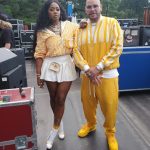 Remy Ma Instagram – Central Park/CNN Vibes☀️ 🤍💛Jacket, purse, socks from #Fendi
Boots from  #Chanel
Skirt from  @MsBlingMiami
Sidebar: It was sooo hot my socks slid down but when I left my hotel they looked how they look in the last photo 
Double Sidebar: ain’t no double sidebar today; ain’t got sh*t else to say #RemyMa