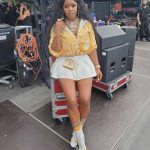 Remy Ma Instagram – Central Park/CNN Vibes☀️ 🤍💛Jacket, purse, socks from #Fendi
Boots from  #Chanel
Skirt from  @MsBlingMiami
Sidebar: It was sooo hot my socks slid down but when I left my hotel they looked how they look in the last photo 
Double Sidebar: ain’t no double sidebar today; ain’t got sh*t else to say #RemyMa