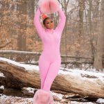 Remy Ma Instagram - Did somebody say it’s snowing ?❄️ 💕 @danielsleather Custom fur muff, leg warmers, & hooded shawl ! - hit him up for yours -Any color! 📸 @danielvasquezphotos #AllPinkEverything #RemyMa #ShesComing