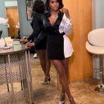 Remy Ma Instagram - They said dress in business attire😏 🤍🖤Mrs. Reminisce Mackie 🖤🤍 #RemyMa