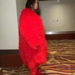 Remy Ma Instagram - REDREM 💋 … Boots & Fur @IamJenniferLe Custom bodysuit @Nova_Ceo Hair @DaRealTerrenceDavidson Makeup @KoreanKandy #RemyMa #Reminisce