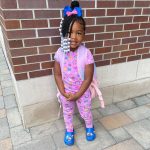Remy Ma Instagram - My 3 year-old 🥰 @ReminisceMacKenzie 🎀🐽💙 It’s pajama day at school; she insisted on Peppa Pig everything! Sidebar: The RemyMArtha in me secretly hopes she’s over Peppa before her birthday… I reallyyyy don’t wanna do a pig themed party😩 Double Sidebar: BUT if I do that sh*t gonna be 🔥🔥! Which reminds me I never posted her Paw Patrol party from last year with the 6 foot cake😈 let me get on that! #Reminisce #RemyMa #MyMiniMe