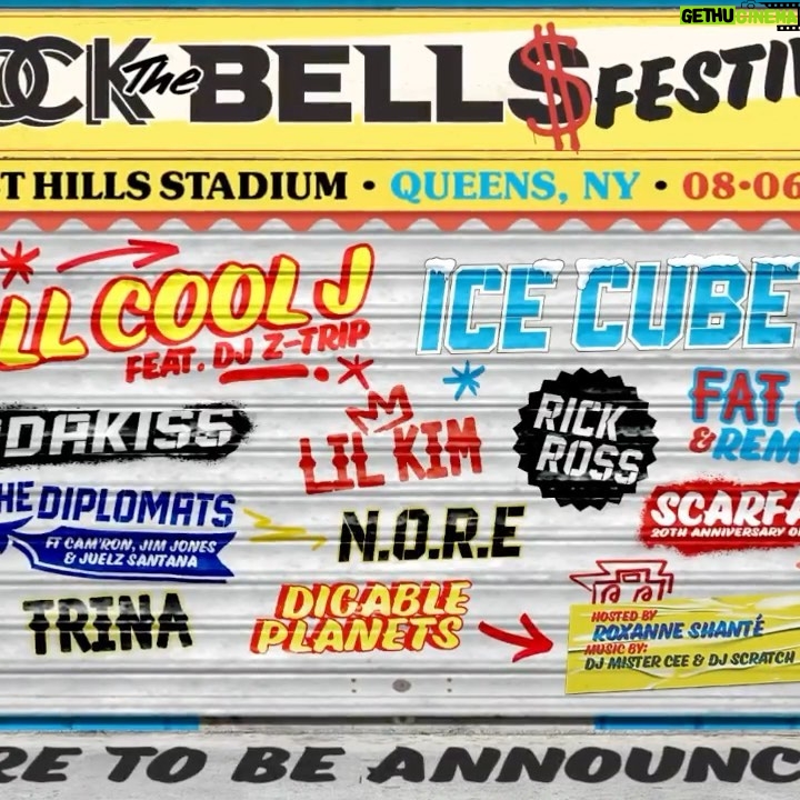 Remy Ma Instagram - Repost from @llcoolj • Don’t call it a comeback ✊🏾 This gonna be so fire🔥 ROCK THE BELLS FESTIVAL - AUGUST 6 - Queens, New York Featuring: LL COOL J feat. DJ Z-Trip, Ice Cube, Rick Ross, Lil’ Kim, The Diplomats ft. Cam’ron, Jim Jones & Juelz Santana, Fat Joe & Remy Ma, Jadakiss, Scarface, Trina, N.O.R.E, Digable Planets, and more. Hosted by Roxanne Shanté, with music by DJ Mister Cee & DJ Scratch. REGISTER FOR PRE-SALE TICKETS at https://rockthebells.com/festival/ Director/ DP: @brandoncolewidener Creative Director/ Set Design: @thankgodfrey Art and Product design: @lapelkingpin Gaffer: @swissdhd Key Grip: @scottsfilms AC: @Nickkubeck Sound: @X_decibel PA: @rroblesss #Reminisce #RemyMa