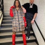 Remy Ma Instagram - We really just go in our closet , throw that sh*t on, and body daytime tv😈 @FatJoe We from The Bronx, New York…sh*t happens!!’ Sidebar: It’s the leather red @DriesVanNoten gloves with the @versace & @samdiamonds144 jewelry OVER them for me🥰 … plus the @Burberry & @GivenchyOfficial combo is 🔥 Double Sidebar: @MoochHair killed this bob !!! #Reminisce #RemyMa