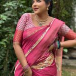 Reshma Pasupuleti Instagram – Thank you @sarvatva.chennai boutique for this amazing saree. Check their page out for the latest trending collections. ❤️