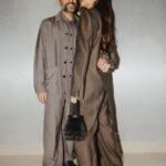 Rhea Kapoor Instagram - Ready for #Fighter! Pant suit: @phoebephilo Shoes: @mansurgavriel Bag: @hermes Sunglasses: @celine Hair @hrishidoeshair Make up @makeupbyridhi Photos @gourabganguli Styling @rheakapoor @shereenlovebug Style team @romamaityy Mumbai, Maharashtra