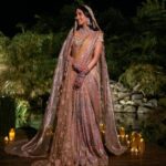 Rhea Kapoor Instagram - My spectacular @radhikamerchant in bespoke @taruntahiliani Styled with @shereenlovebug HMU @loveleen_makeupandhair @sangeetahairartist @makeoverbybhaktti @misheetasanghvi Styleteam @snehhasuresh@styledbysujata @meghnadhall Draped by @dolly.jain Images @dinesh_ahuja @thehouseofpixels