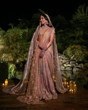 Rhea Kapoor Instagram - My spectacular @radhikamerchant in bespoke @taruntahiliani 
Styled with @shereenlovebug 

HMU @loveleen_makeupandhair @sangeetahairartist @makeoverbybhaktti @misheetasanghvi

Styleteam @snehhasuresh@styledbysujata @meghnadhall

Draped by @dolly.jain
Images @dinesh_ahuja @thehouseofpixels