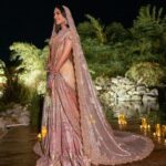 Rhea Kapoor Instagram - My spectacular @radhikamerchant in bespoke @taruntahiliani Styled with @shereenlovebug HMU @loveleen_makeupandhair @sangeetahairartist @makeoverbybhaktti @misheetasanghvi Styleteam @snehhasuresh@styledbysujata @meghnadhall Draped by @dolly.jain Images @dinesh_ahuja @thehouseofpixels