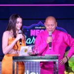 Rhian Ramos Instagram - Theme is Neon Carnival! Welcome to the @healthyappetitebyrhian & @daks.shawarma Christmas Party! Happy to co-host with @djtonytoni for our @cloud.eats family 🤍 Merry Christmas, fam! We love you 💕 ‎ ‎ ‎ ‎ ‎ ‎ ‎ ‎ ‎ ‎ ‎ ‎ ‎ ‎ Captured by @photowalk_manila Face @davequiambao_ Hair @nellyseboy Thanks for lending me clothes with colour @michelledee 😅