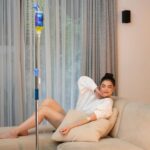 Rhian Ramos Instagram - In my healthy girl era!!! (Until the next show 👀) 🤍 Literally saves me when I feel like about to get sick too though, Di maiwasan minsan when the schedule is packed !! Thank you @driptherapy.co for helping me survive myself 😅