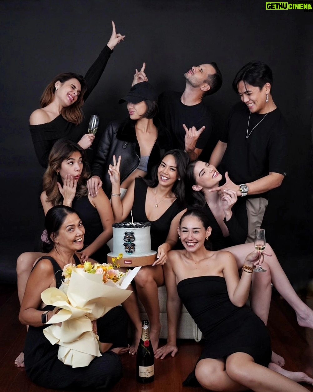 Rhian Ramos Instagram - The gang's all here to scare the living daylights out of you π happy birthday our bb Nini π€ β β β β β β β β β β β β β β Thanks for always being present, @flower_milos @wadoughs and @moetchandon