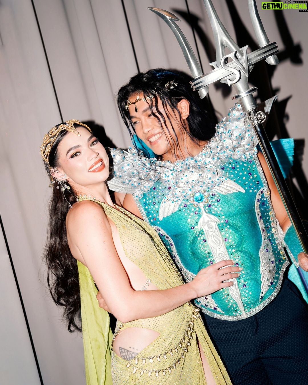 Rhian Ramos Instagram - Poseidon, God of the sea... And Arwen, Queen of... his heart. CHAROT @jayzeecezar