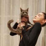 Rhian Ramos Instagram - My little antisocial baby seal 🐈‍⬛ I love you Robin 🤍