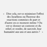 Riadh Belaïche Instagram - LA PAIX ET UNE PALESTINE LIBRE 🇵🇸 Je vous partage les extraits de La Tribune de l’auteur palestinien Karim Kattan en carrousel, que j’ai trouvé très juste. Mon point de vue est ci-dessous ⬇️. Comme vous, je me suis réveillé samedi avec les images horribles de l’attaque du Hamas en Israël. Comme vous, j’ai l’impression d’avoir grandi avec ce conflit et ses images atroces auxquelles je ne m’habituerais jamais qu’il s’agisse de morts d’innocents palestiniens ou israéliens. Aucune souffrance ne doit indifférer. Comme vous je l’espère, j’ai toujours été révolté par la colonisation et ses conséquences sur la vie des palestiniens. Par la politique d’un gouvernement d’extrême-droite qui colonise, humilie et tue des palestiniens. Partout dans le monde, il faut dénoncer la colonisation. Je crois que l’on peut dire cela, sans que quiconque en déduise que l’on valide ou cautionne la mort d’innocents. Il ne faut pas se laisser prendre au piège ou avoir peur de parler, rien n’est compliqué quand on fait preuve d’humanité et d’honnêteté. J’aurais pu me taire mais je considère que c’est mon devoir de m’exprimer, de dire à quel point j’ai été choqué samedi et de rendre visible les drames palestiniens à l’heure où Gaza est bombardé avec une indifférence qui me fait froid dans le dos. #freepalestine