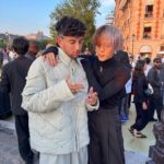 Riadh Belaïche Instagram - JUST LV 💛⚡️ @louisvuitton Pont Neuf