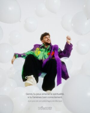 Riadh Belaïche Instagram - Just Riadh à la Une de notre nouvelle cover digitale ✨

Créateur de contenus, vidéaste, humoriste, Just Riadh a parcouru beaucoup de chemin avant de devenir un it boy. Un visage qui plaît désormais aux Maisons de mode, comme aux réalisateurs.
Son surnom est à l'image de la personne qu'il aspire à être. Simple, comme sa mère qui lui a tout appris et dont il est fier: "Son coeur est blanc". Plus tard, il aimerait lui ressembler. Pour l'heure, il semble être sur la bonne voie, lui qui défend avec ardeur la sympathie et la joie comme lignes de conduite: "Ça ne coûte rien, il faut juste être sympa".

2017, Just Riadh débute sur Instagram à une époque où la plateforme est dominée par des contenus essentiellement photographiques. La proposition du jeune créateur détonne et dénote. Au moyen de courtes vidéos de quelques secondes, il parvient à faire rire des millions de personnes. Progressivement, il devient une figure incontournable du 𝐹𝑟𝑒𝑛𝑐ℎ 𝐼𝑛𝑠𝑡𝑎𝑔𝑟𝑎𝑚. À tel point qu’il est choisi par le réseau social pour participer à l’opération “Creators around the world”. Du Japon au Brésil en passant par les Etats-Unis et l’Espagne, Just Riadh s’engage dans un voyage initiatique aux côtés de créateurs de contenu du monde entier. “Tu rencontres quelqu’un qui fait comme toi mais autre part, c’est super intéressant.”

L’interview complète de Just Riadh est à retrouver sur views.fr 🔗

Photographie : @_moiseluzolo 
Assistant photographie : @felix_devaux 
Direction artistique : @irisgzs 
Coordination artistique : @luca_delombre et @ngd______ 
Stylisme : @irisgzs et @luca_delombre 
Production : @selimmoundy et @alicemtg 
Make-up : @oceanesusini 
Interview : @nouma_ben 
Graphisme : @duchesse_bonzi
