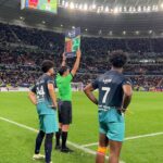 Riadh Belaïche Instagram - Honoré d’avoir fait partie de cet événement qui a réuni créateurs et sportifs pour la bonne cause ❤️🤲🏼 On a pu récolter tous ensemble 8,8 millions d’euros 🌏🤝 Merci pour l’invitation @educationaboveall_eaa & @qlife_com ✨ En plus j’ai marqué !!! 😭😭😭