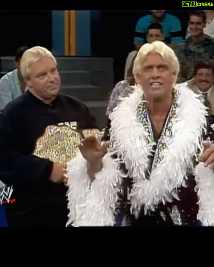 Ric Flair Instagram - Throwback Thursday In One Of My All-Time Favorite Robes! The ICONIC Butterfly Robe! WOOOOO!