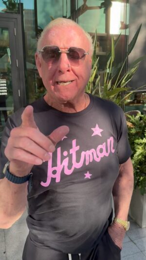 Ric Flair Instagram - @killermike!!! You Are THE MAN! Congratulations On Your 3 Grammys! You Stole It Brother! See You Next Week In Vegas! LFG! WOOOOO!