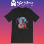 Ric Flair Instagram - The wolf moon is upon us! Check out the popular Wooooo At The Moon shirt that’s available for purchase at RicFlairShop.com! 🌝 #ricflairshop #ricflair #wrestling