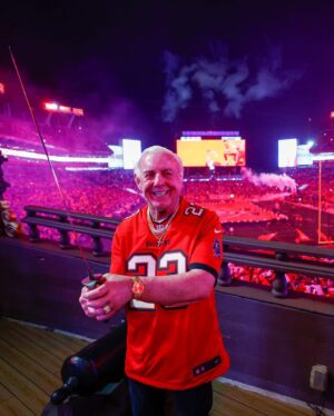 Ric Flair Instagram - WOOOOO ‼️ @ricflairnatureboy is in the building as tonight's Captain of the Krewe!