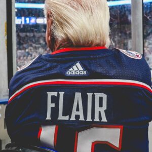 Ric Flair Instagram - From The Locker Room To The Last Buzzer, @woooooenergy Drives The @bluejackets. Here’s To Victory! WOOOOO!!!