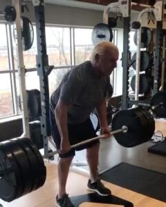 Ric Flair Instagram - Making Gains One Day At A Time! WOOOOO!