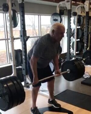 Ric Flair Instagram - Making Gains One Day At A Time! WOOOOO!