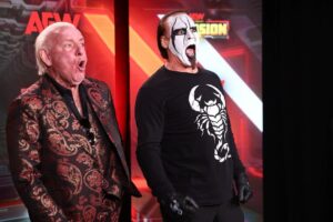 Ric Flair Instagram - On The Road To #AEWRevolution! Going Out In A Blaze Of Glory! Next Stop, Jacksonville #AEWDynamite! See You Tonight! WOOOOO!