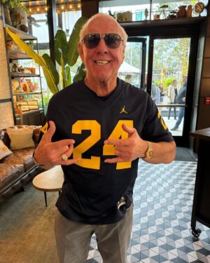 Ric Flair Instagram - GO BLUE! WOOOOO! @umichfootball